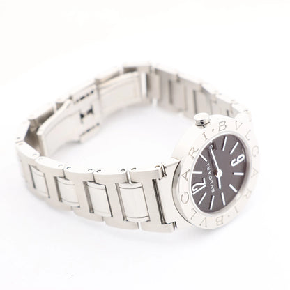 Bvlgari Bvlgari Bvlgari  BB26SS D395848 SS QZ Watch with Black Dial