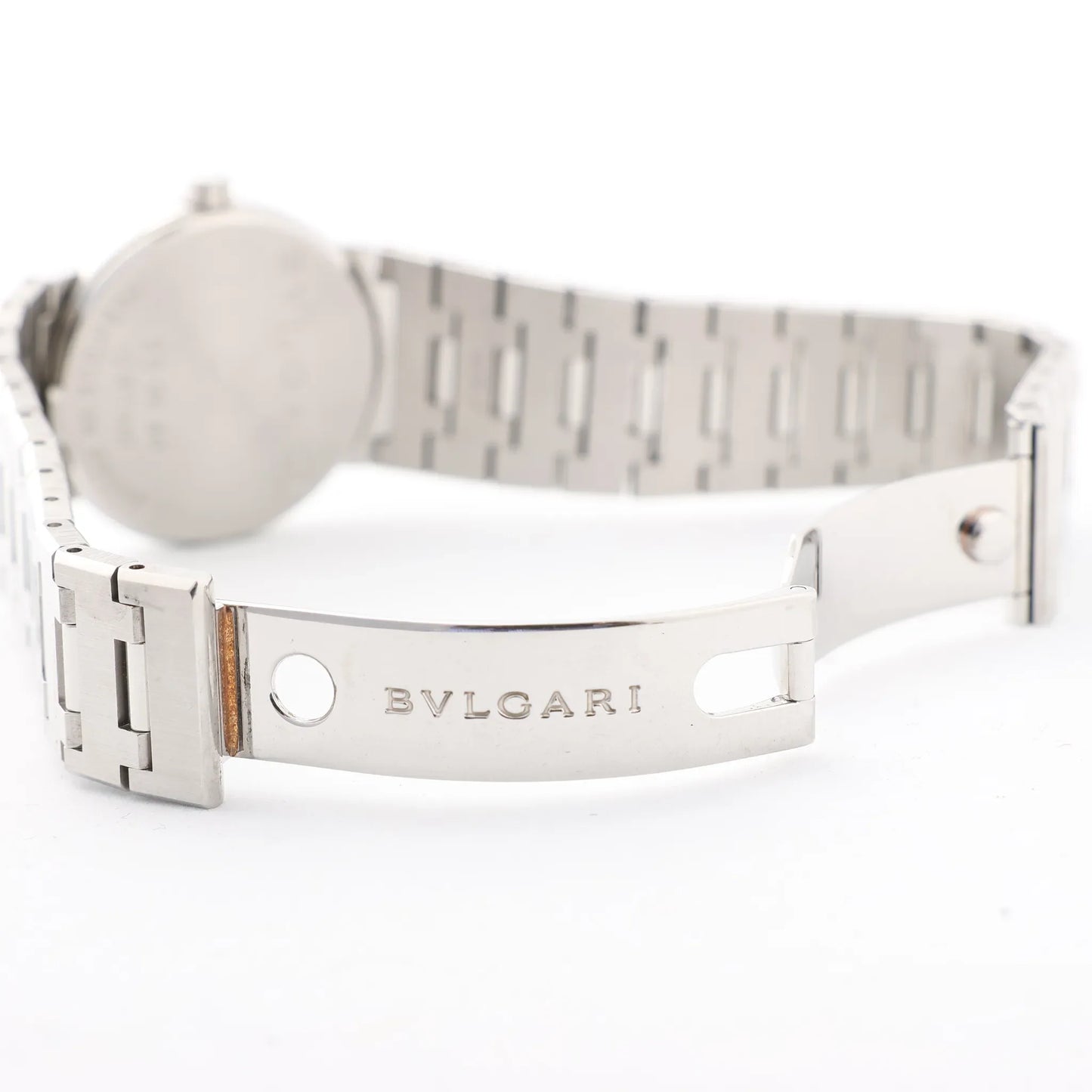 Bvlgari Bvlgari Bvlgari BB30SS D317440 SS QZ Uhr mit schwarzem Zifferblatt