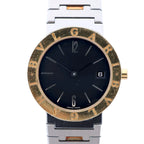 Bvlgari Bvlgari Bvlgari BB33SGD F122031 SS×YG QZ Watch with Black Dial