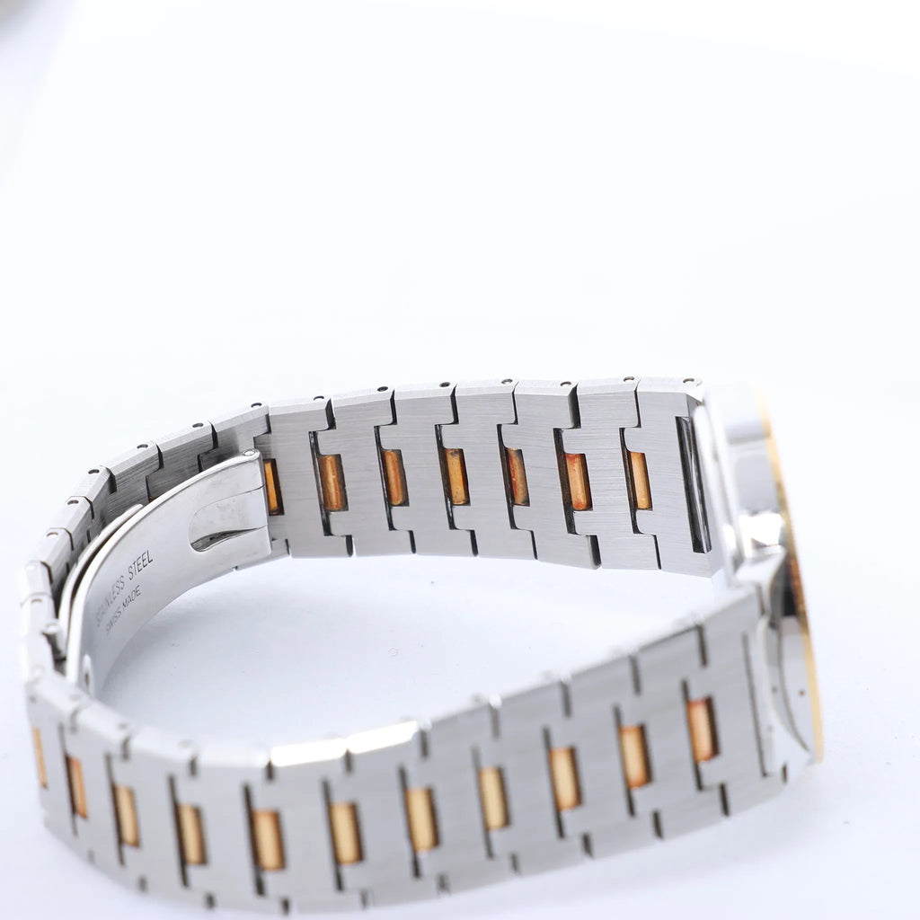 Bvlgari Bvlgari Bvlgari BB33SGD F122031 SS×YG QZ Watch with Black Dial