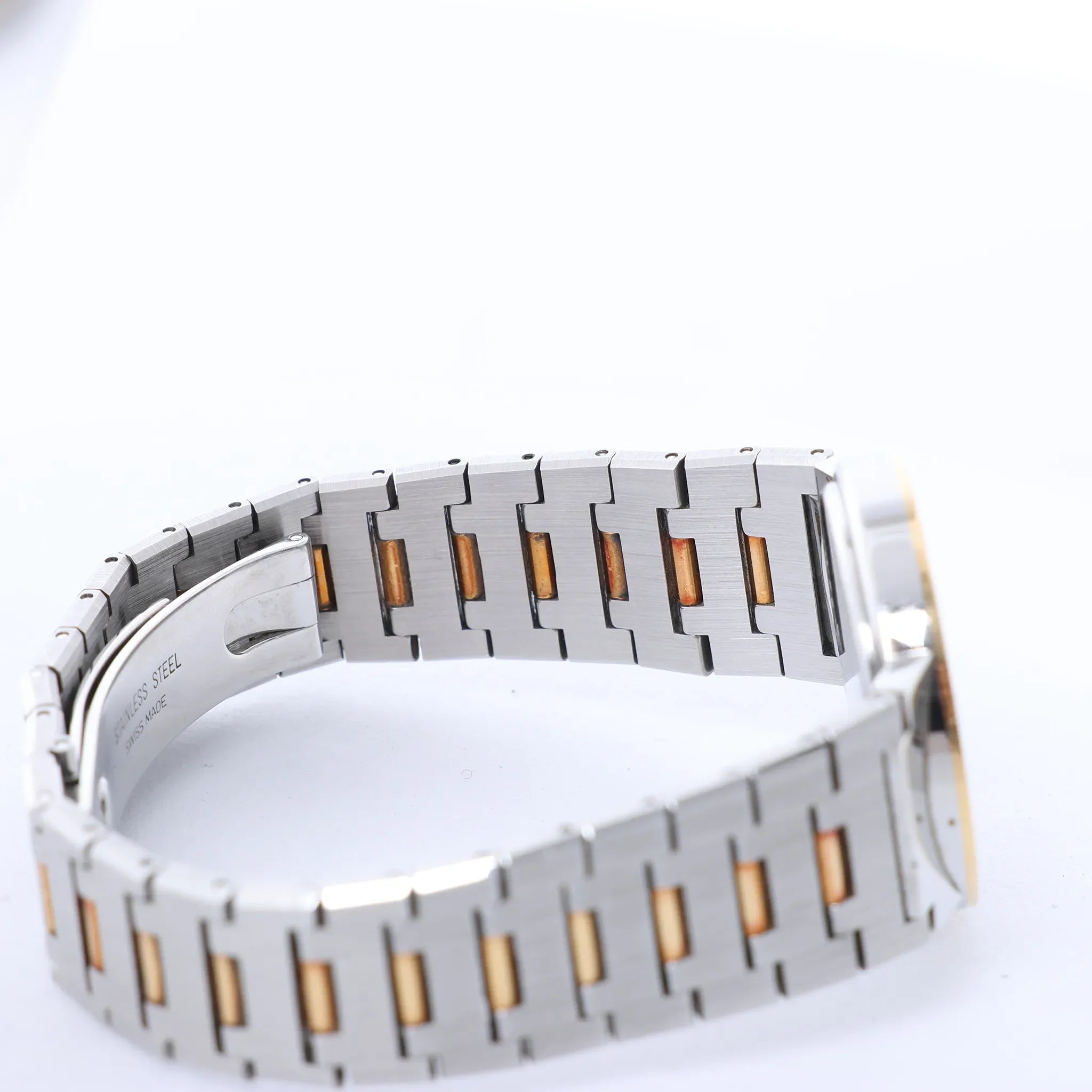 Bvlgari Bvlgari Bvlgari BB33SGD F122031 SS×YG QZ Watch with Black Dial