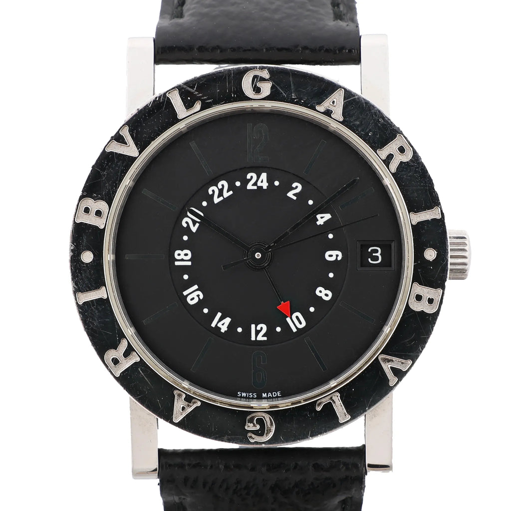 Bvlgari Bvlgari Bvlgari BB42SSCH O3235 SS AT Reloj con Esfera Negra