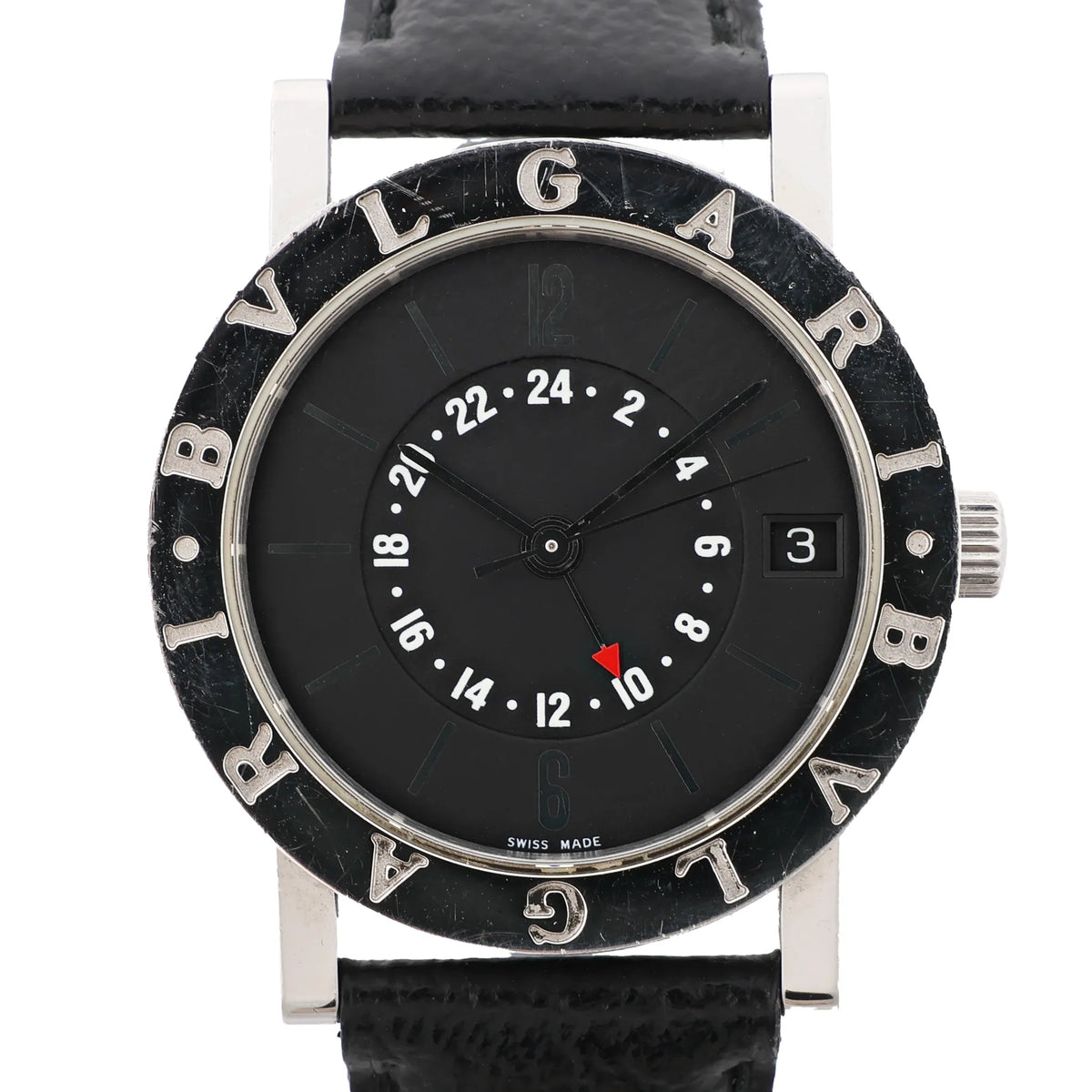 Bvlgari Bvlgari Bvlgari BB42SSCH O3235 SS AT Reloj con Esfera Negra