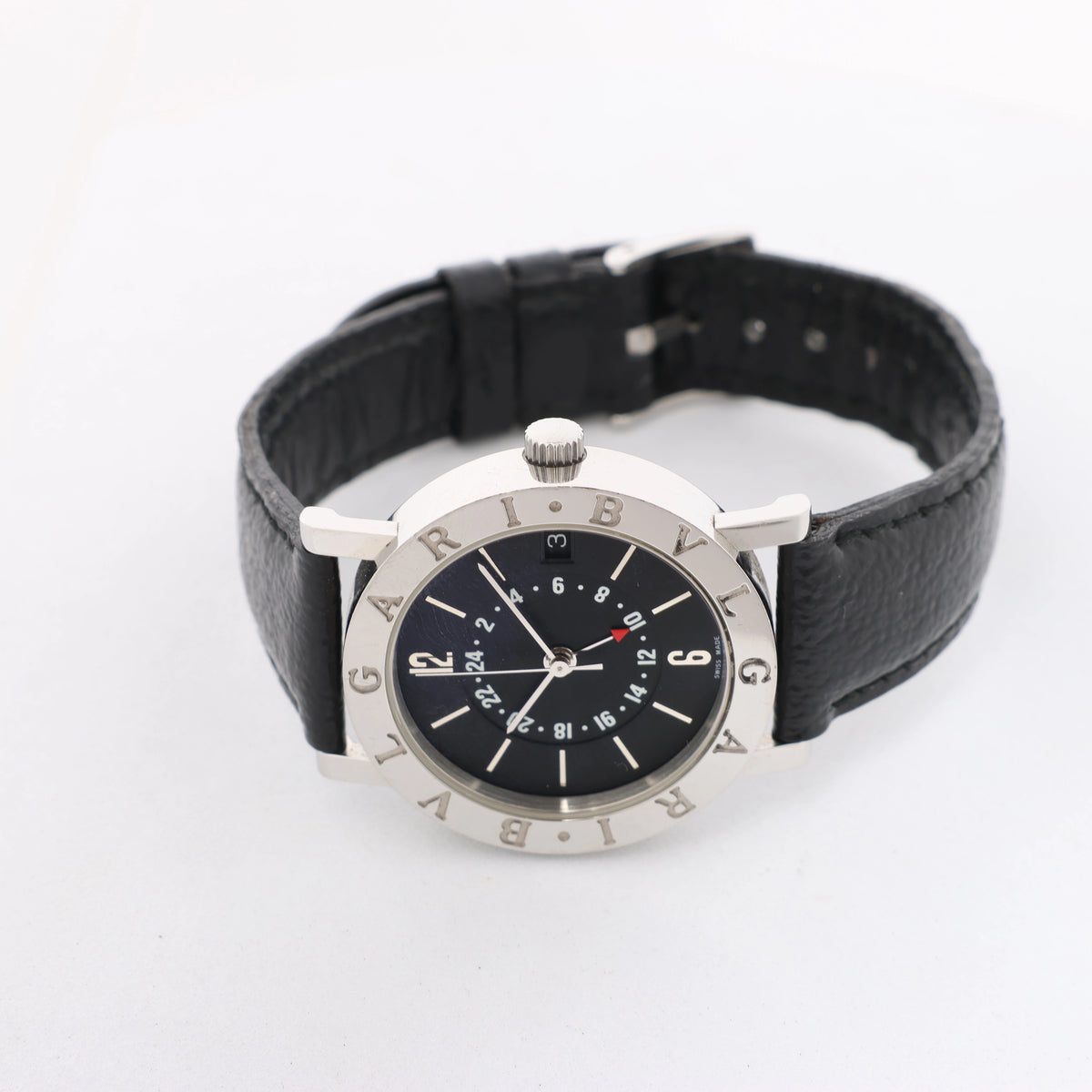 Bvlgari Bvlgari Bvlgari BB42SSCH O3235 SS AT Reloj con Esfera Negra