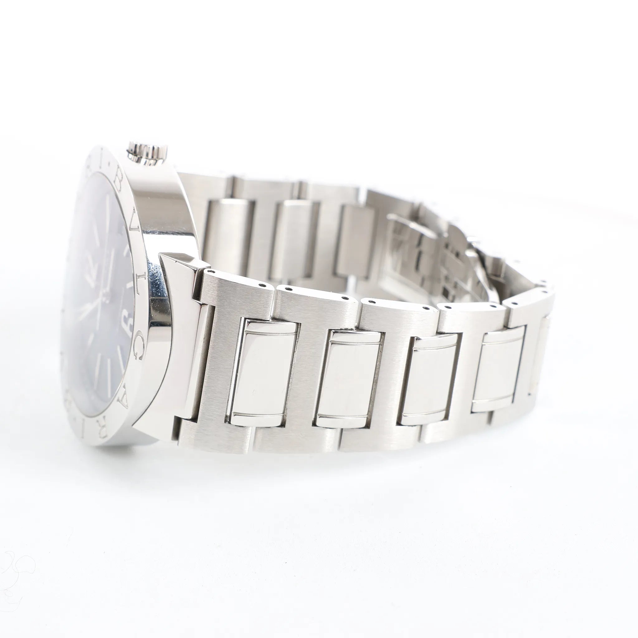 Bvlgari Bvlgari Bvlgari BB42SSAUTO O12360 SS AT Watch with Black Dial