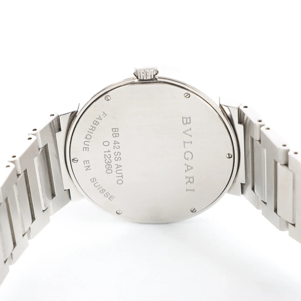 Bvlgari Bvlgari Bvlgari BB42SSAUTO O12360 SS AT Watch with Black Dial