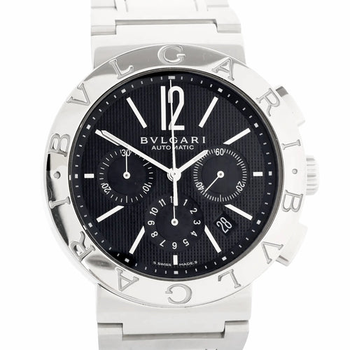 Bvlgari Bvlgari Bvlgari BB42SSCH O3235 SS AT Reloj con Esfera Negra