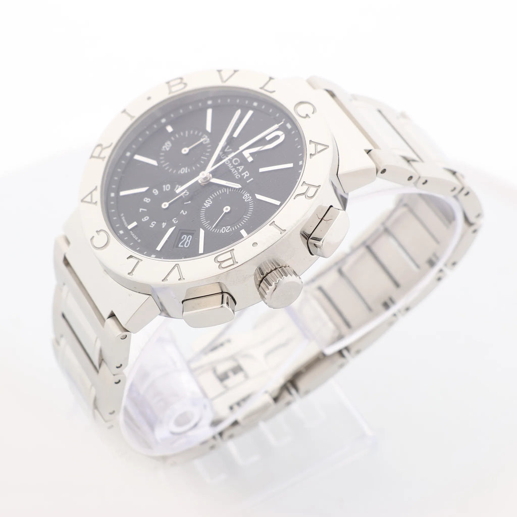 Bvlgari Bvlgari Bvlgari BB42SSCH O3235 SS AT Watch with Black Dial