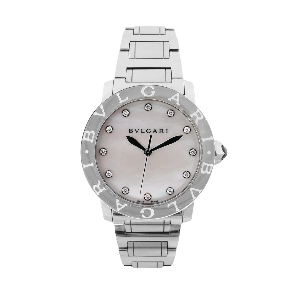 Bvlgari Bvlgari Bvlgari BB42SSCH O3235 SS AT Reloj con Esfera Negra