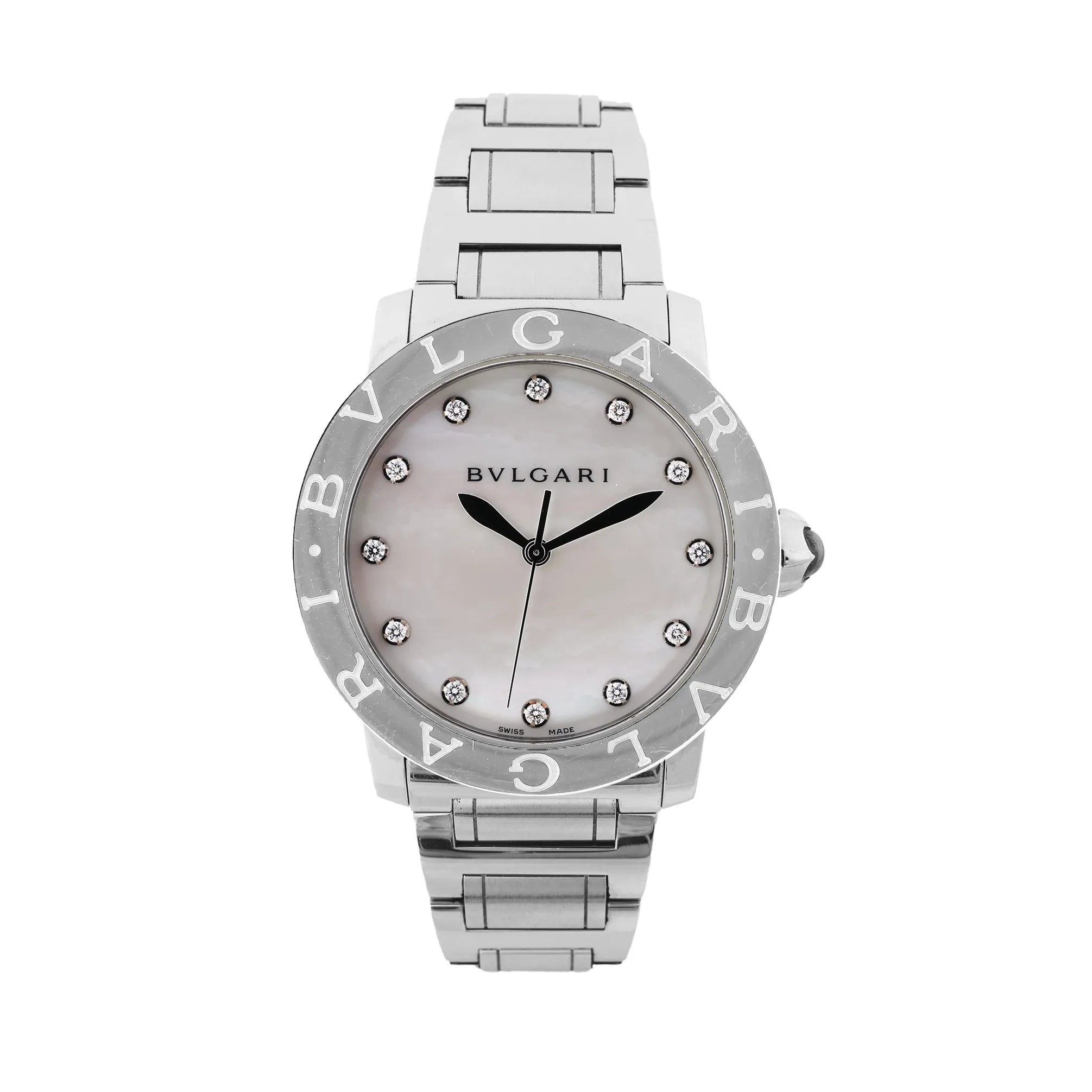 Bvlgari Bvlgari Bvlgari BB42SSCH O3235 SS AT Reloj con Esfera Negra