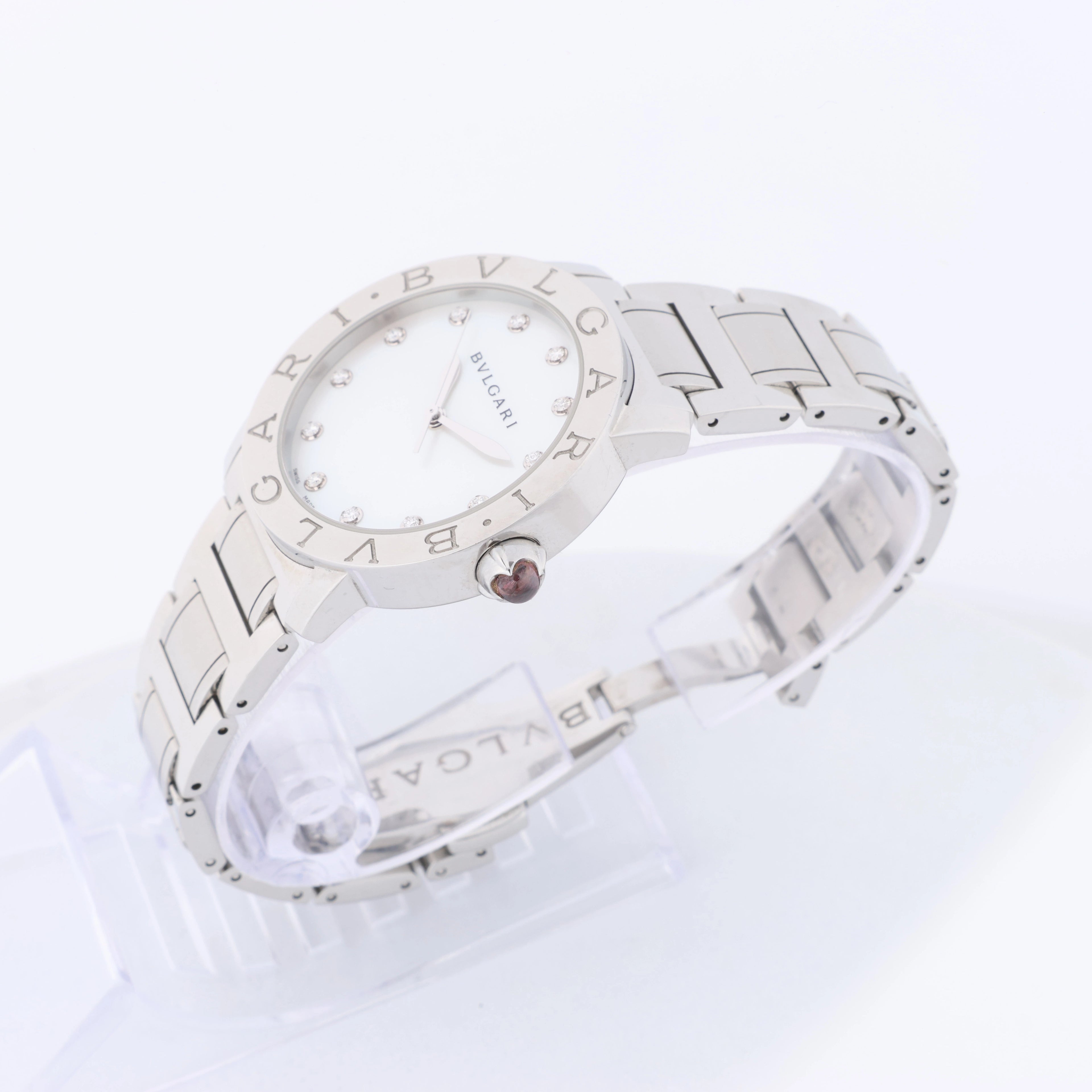 Bvlgari Bvlgari Bvlgari BB42SSCH O3235 SS AT Reloj con Esfera Negra