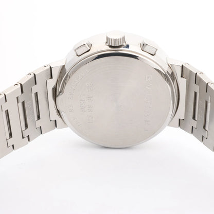 Bvlgari Bvlgari Bvlgari Chronograph BB38SSCH SS AT Watch with Black Dial