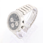 Bvlgari Bvlgari Bvlgari Chronograph BB38SSCH SS AT Watch with Black Dial
