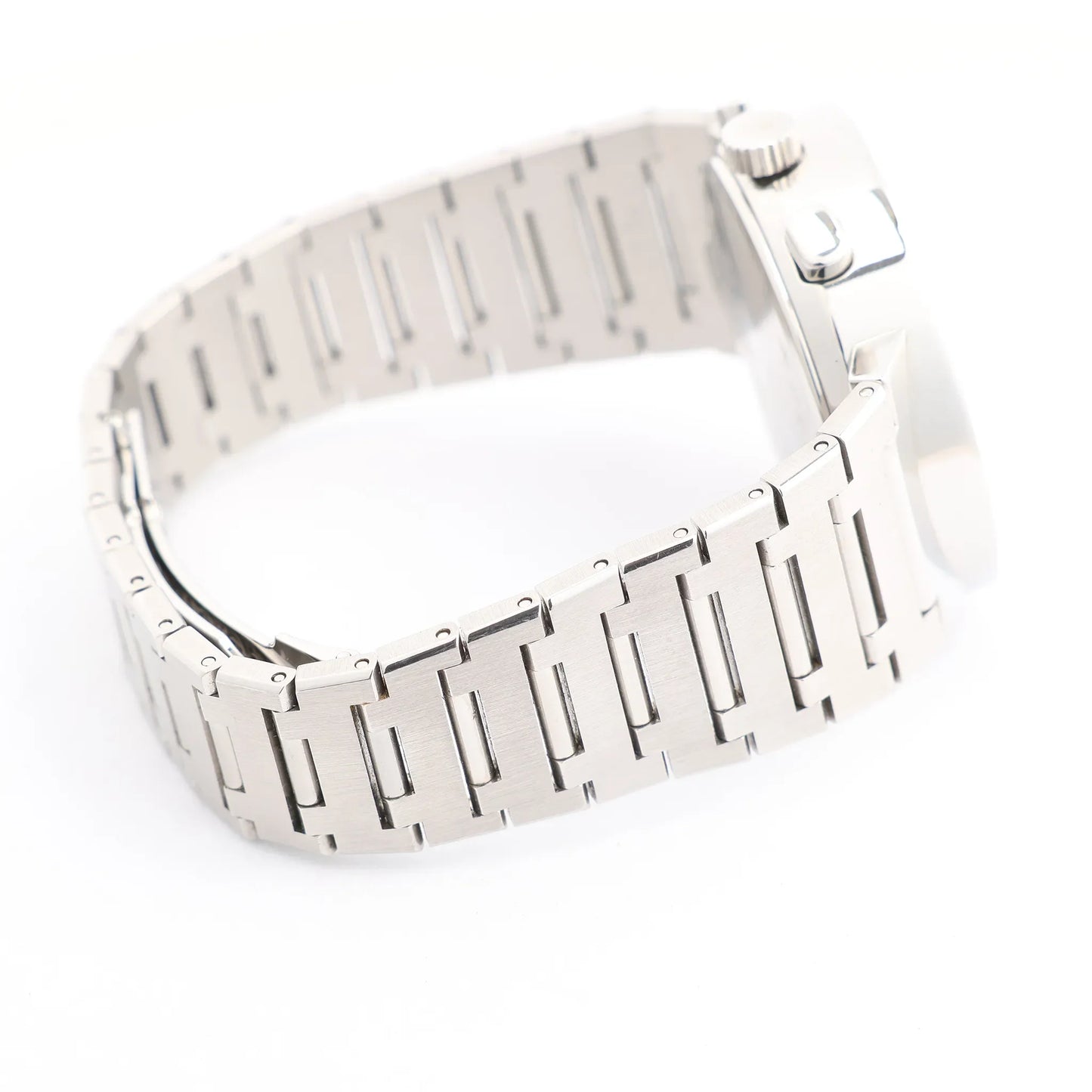 Bvlgari Chronograph BB38SSCH SS AT Uhr mit schwarzem Zifferblatt