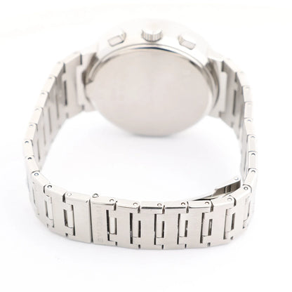 Bvlgari Chronograph BB38SSCH SS AT Uhr mit schwarzem Zifferblatt