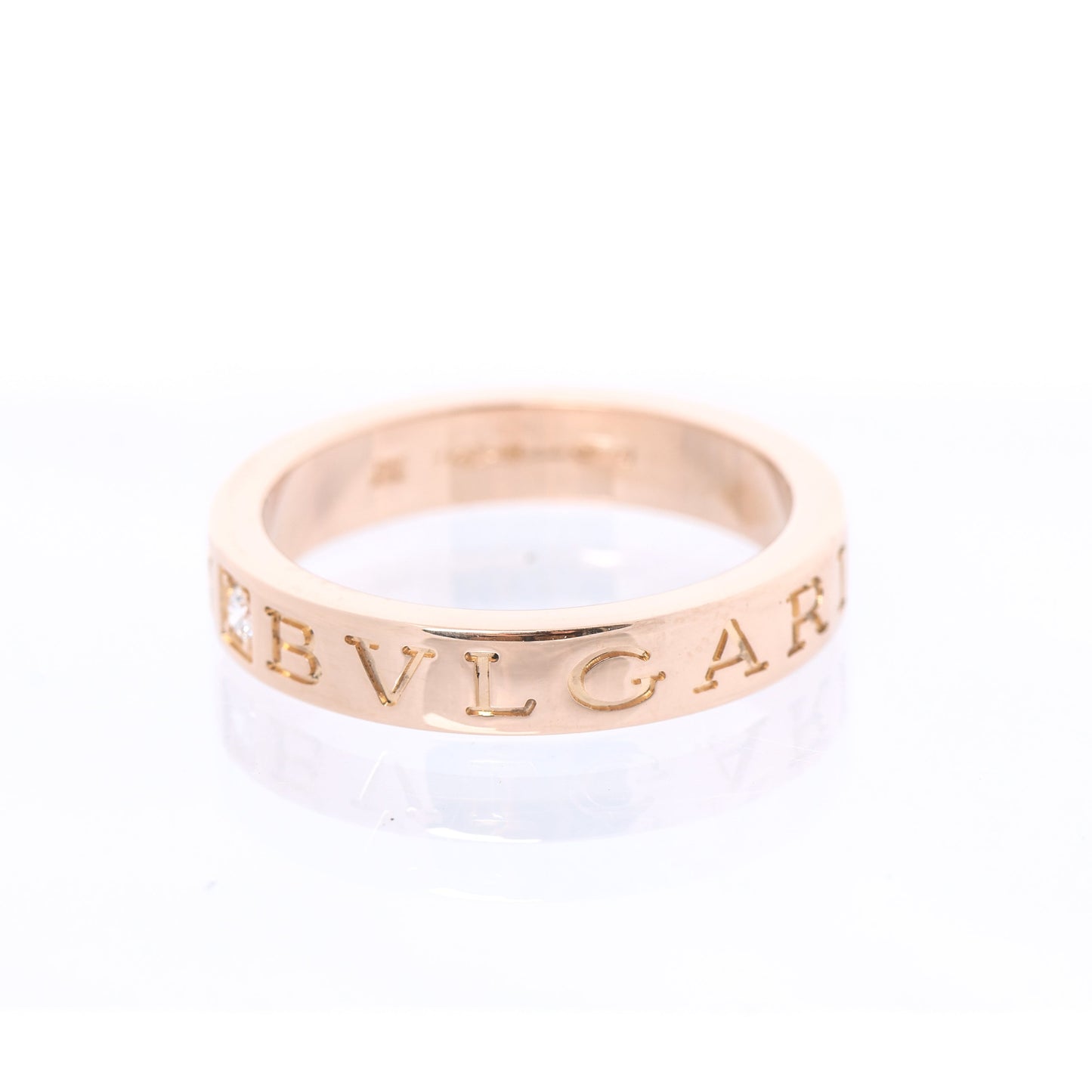 Bague Bvlgari Double Logo 1P en diamant 750 (PG) 7,3 g 341829 AN854185