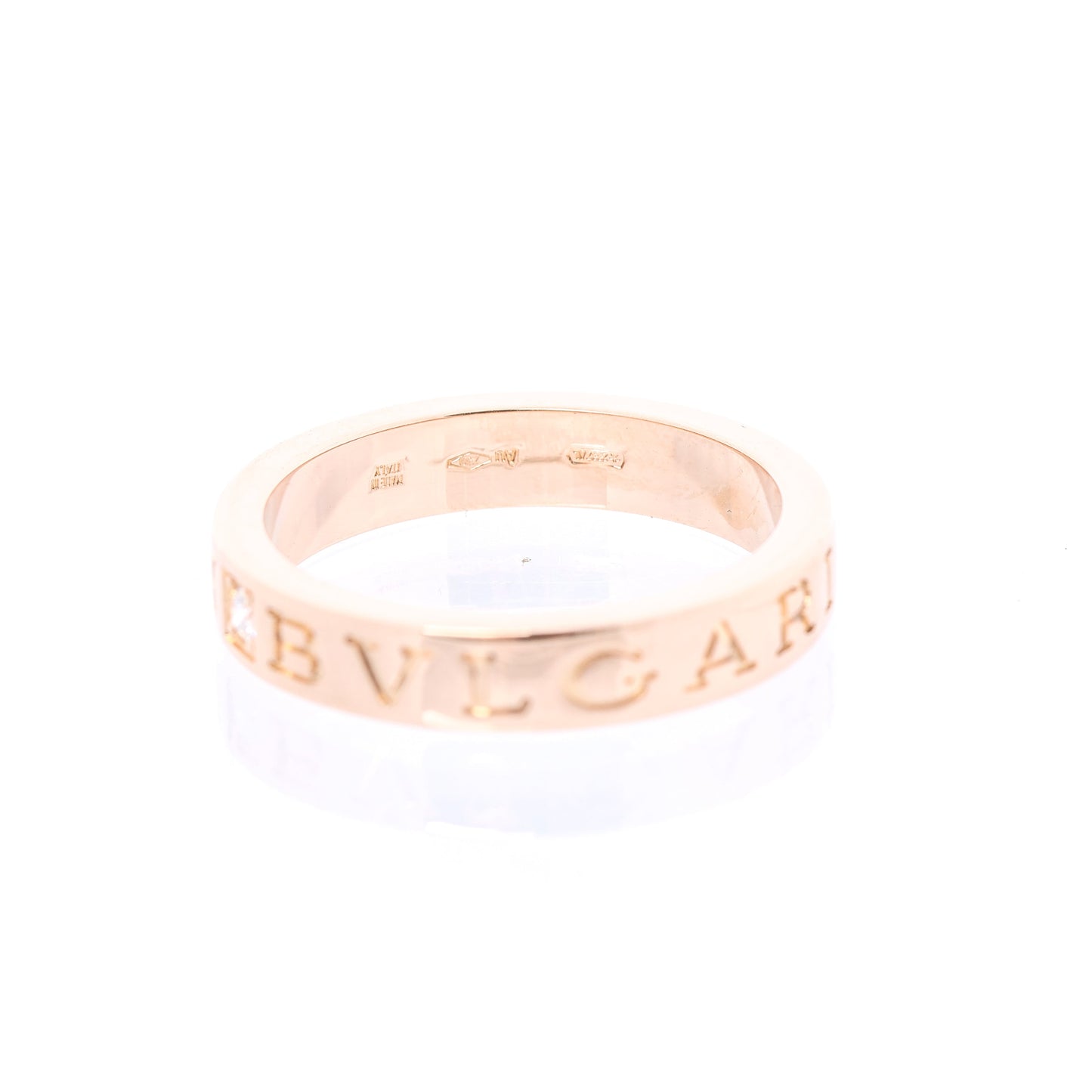 Bague Bvlgari Double Logo 1P en diamant 750 (PG) 7,3 g 341829 AN854185