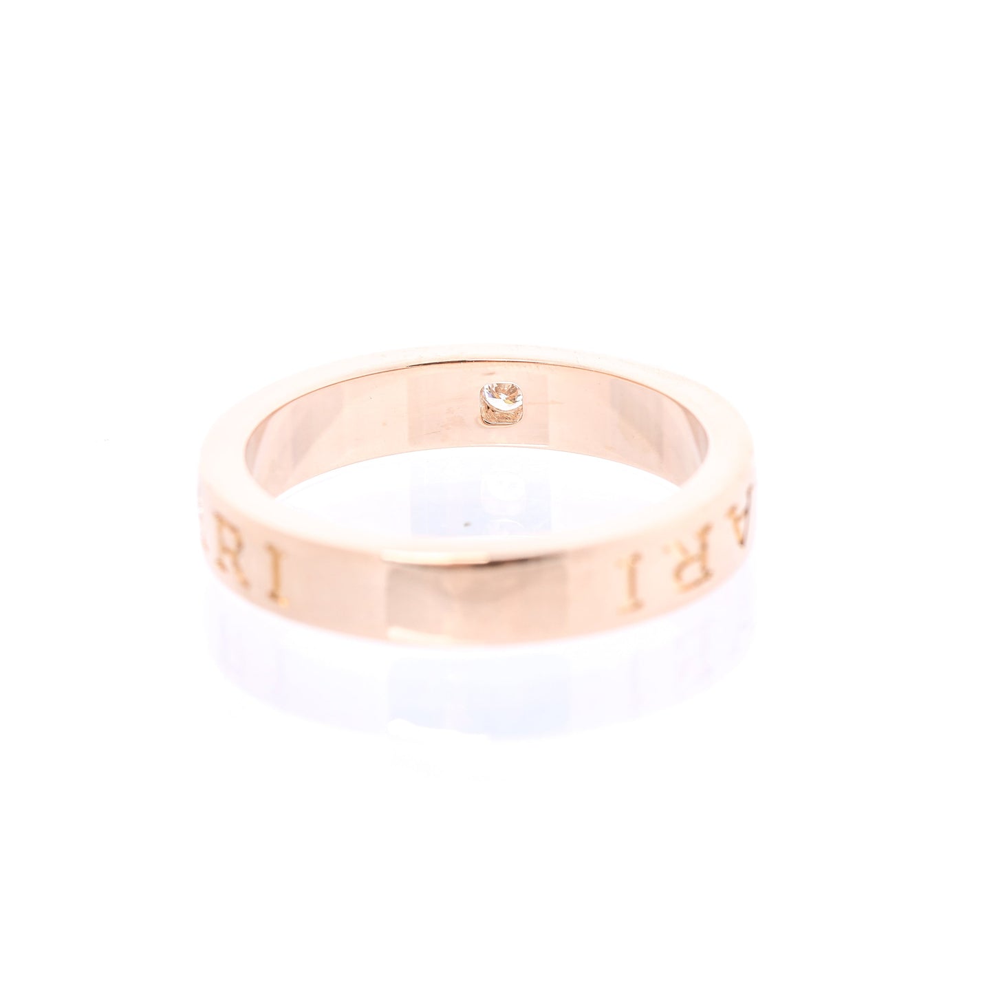 Bague Bvlgari Double Logo 1P en diamant 750 (PG) 7,3 g 341829 AN854185