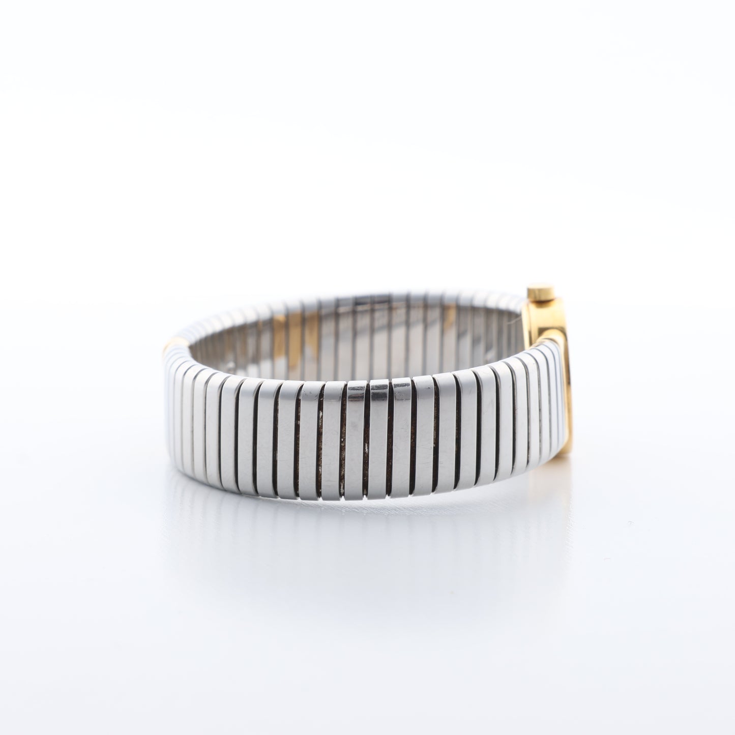 Bulgari Bulgari Bulgari Tubogas BB192T P.73933 SS×YG QZ Montre à cadran noir