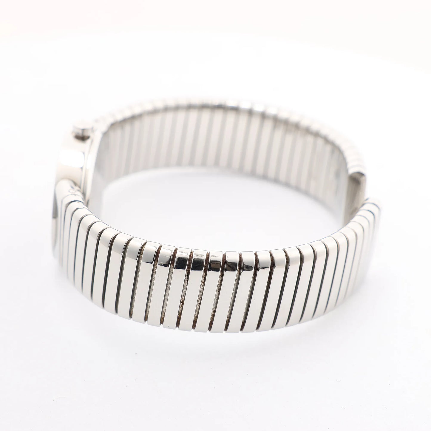 Bvlgari Bvlgari Bvlgari Tubogas BB232TS D235898 SS QZ Watch with Black Dial