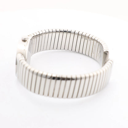 Bvlgari Bvlgari Bvlgari Tubogas BB232TS D235898 SS QZ Watch with Black Dial