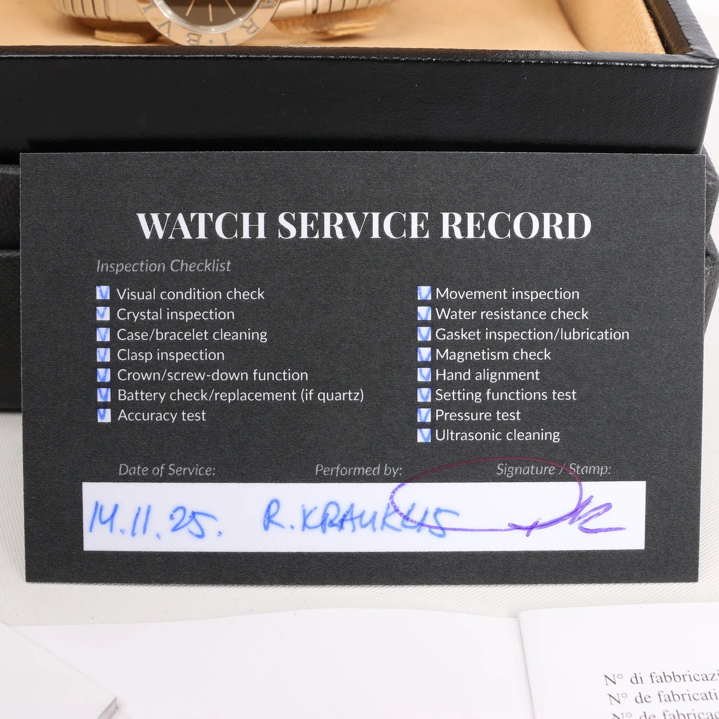 Bvlgari Bvlgari Bvlgari Tubogas BB232TS D235898 SS QZ Watch with Black Dial