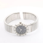 Bvlgari Bvlgari Bvlgari Tubogas BB232TS D235898 SS QZ Watch with Black Dial