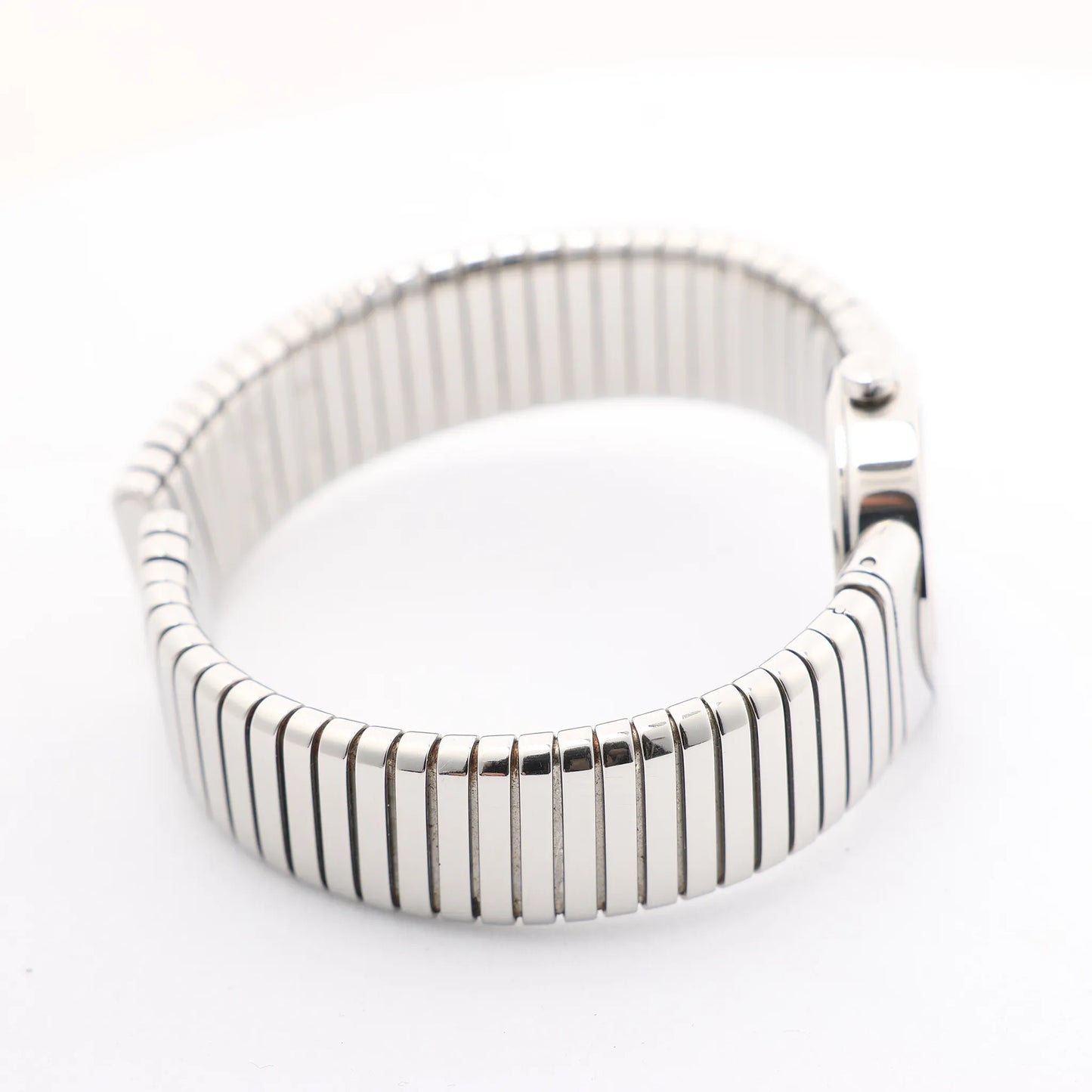 Bvlgari Bvlgari Bvlgari Tubogas BB232TS D235898 SS QZ Watch with Black Dial