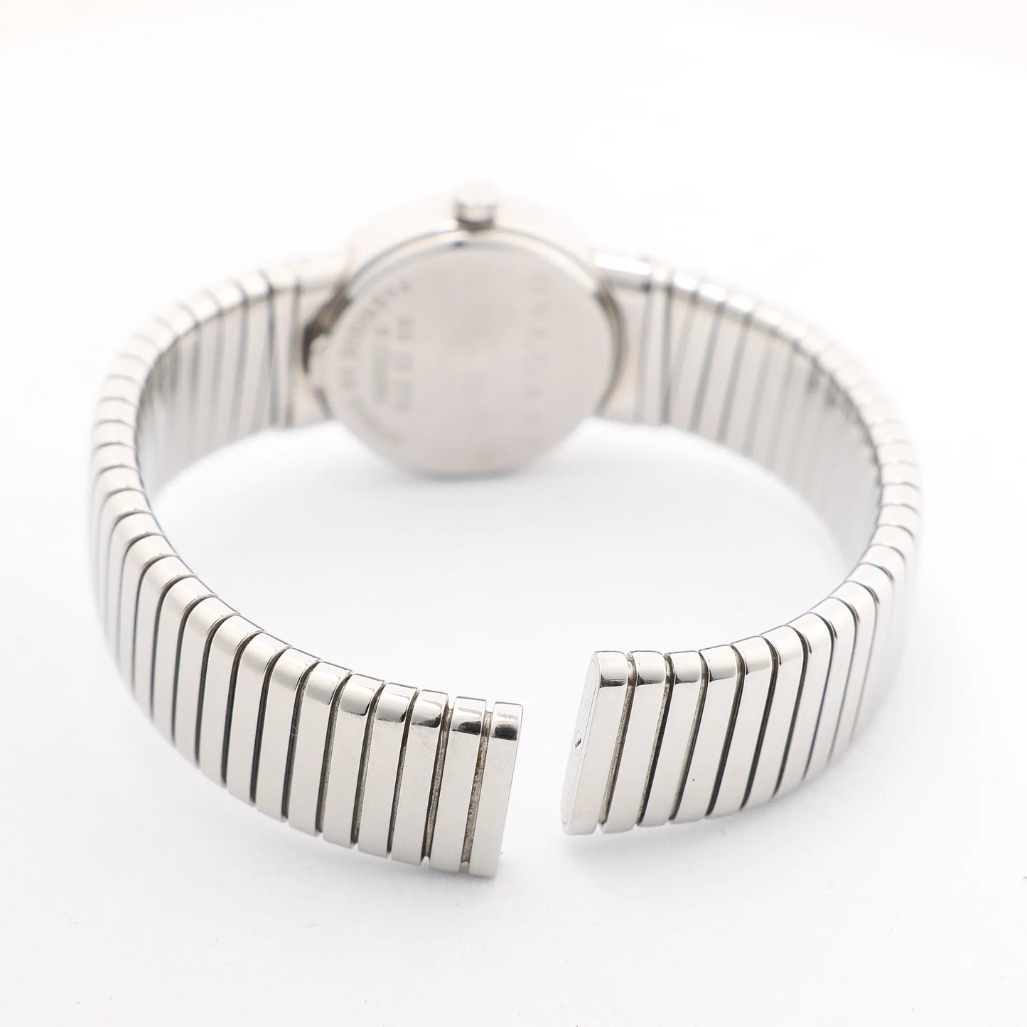 Bvlgari Bvlgari Bvlgari Tubogas BB232TS D235898 SS QZ Watch with Black Dial