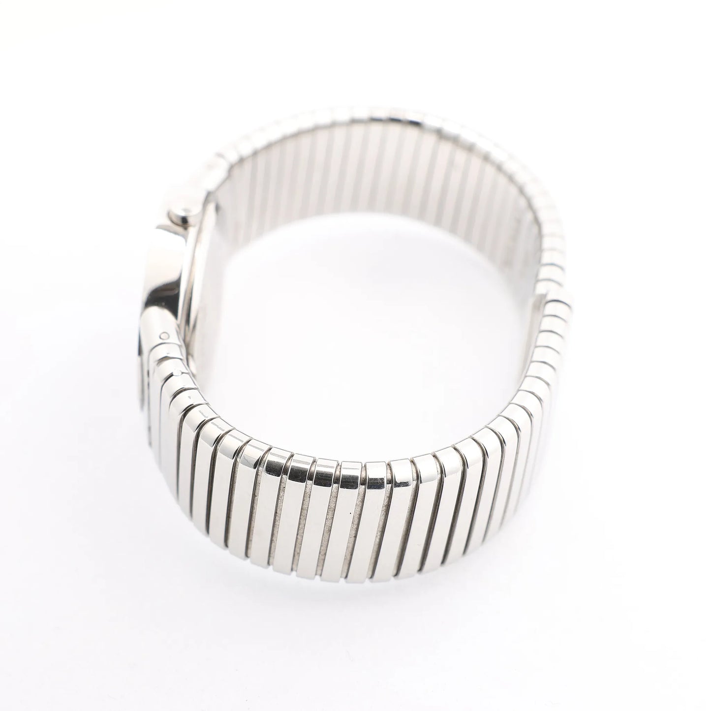 Bvlgari Bvlgari Bvlgari Tubogas BB262TS SS QZ Watch with Black Dial