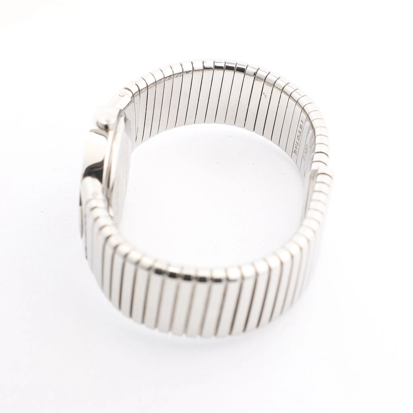 Bvlgari Bvlgari Bvlgari Tubogas BB262TS SS QZ Watch with Black Dial