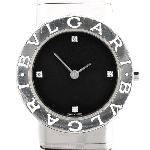 Reloj Bvlgari Bvlgari Bvlgari Tubogas BB262TS SS QZ con esfera negra