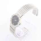 Bvlgari Bvlgari Bvlgari Tubogas BB262TS SS QZ Watch with Black Dial