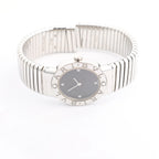 Bvlgari Bvlgari Bvlgari Tubogas BB262TS SS QZ Watch with Black Dial