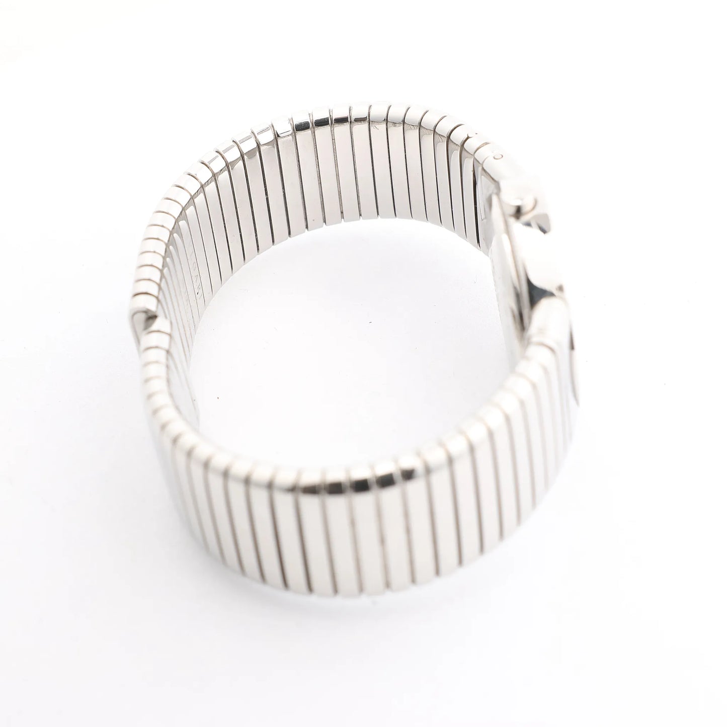 Bvlgari Bvlgari Bvlgari Tubogas BB262TS SS QZ Watch with Black Dial