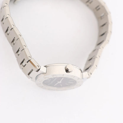 Bvlgari Bvlgari Bvlgari BB23SS L388604 SS QZ Uhr mit schwarzem Zifferblatt