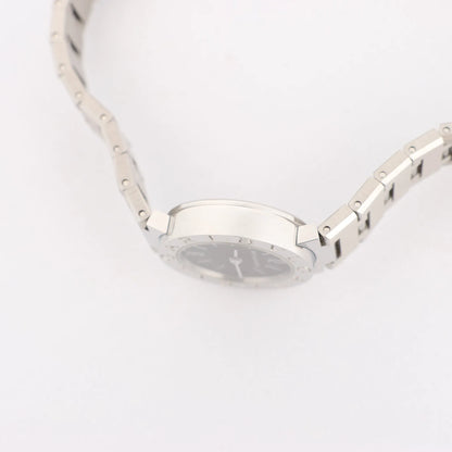 Bvlgari Bvlgari Bvlgari BB23SS L388604 SS QZ Uhr mit schwarzem Zifferblatt
