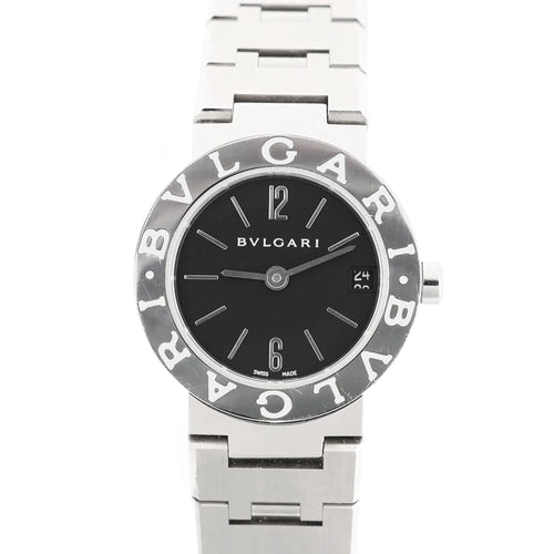 Reloj Bvlgari Bvlgari Bvlgari BB23SS L388604 SS QZ con esfera negra