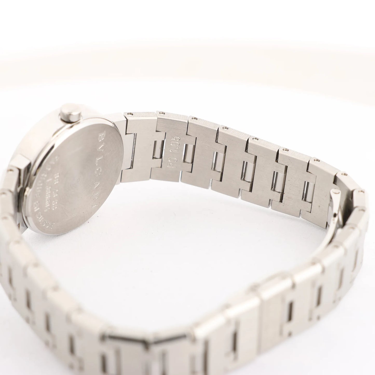 Bvlgari Bvlgari Bvlgari BB23SS L388604 SS QZ Uhr mit schwarzem Zifferblatt