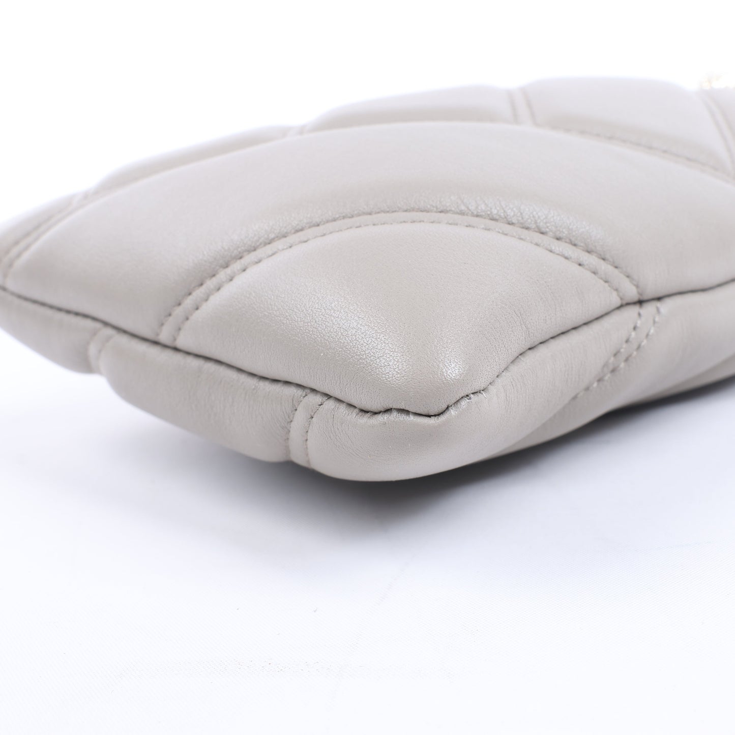 Sac bandoulière BVLGARI Serpenti Cabochon en cuir gris