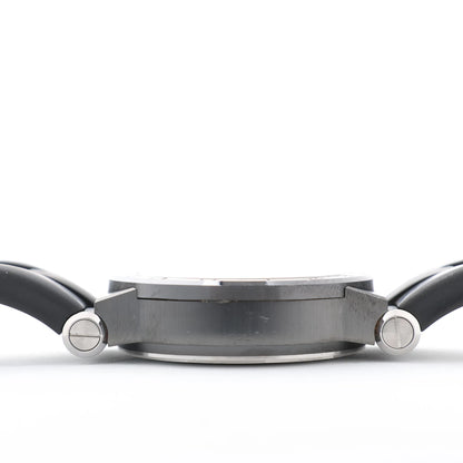 Bvlgari Diagono DG42BSCCH CT1171 SS &amp; Rubber AT Uhr mit schwarzem Zifferblatt