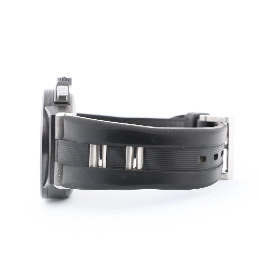 Bvlgari Diagono DG42BSCCH CT1171 SS & Rubber AT Black Dial Watch