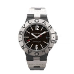 BVLGARI Diagono TI38TA L8213 Ti & rubber AT Brown-Face Watch