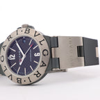 BVLGARI Diagono TI38TA L8213 Ti & rubber AT Brown-Face Watch