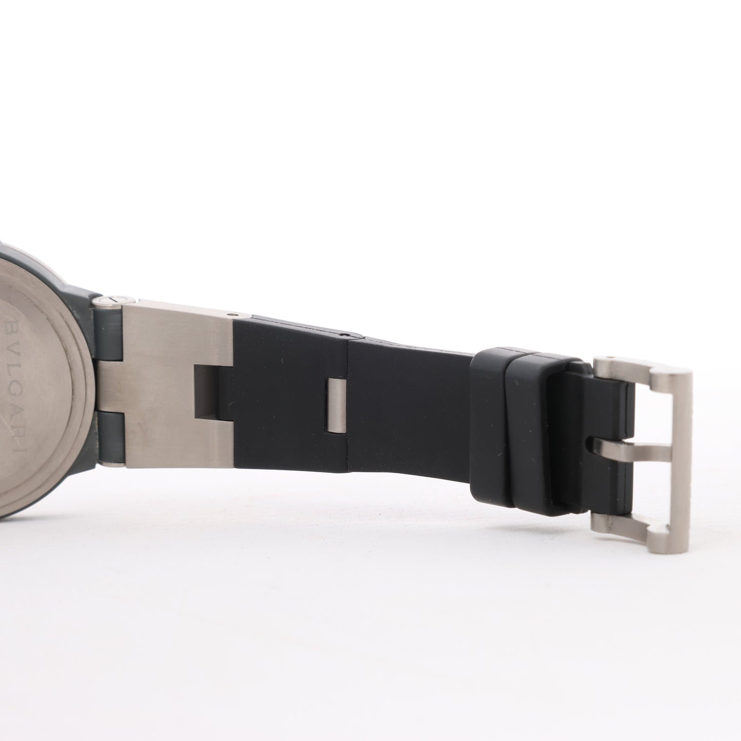 BVLGARI Diagono TI38TA L8213 Ti & rubber AT Brown-Face Watch