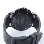 Bvlgari Diagono Magnesium DG42SMCCH PO02858 Magnesium & Rubber AT Watch with Silver Dial