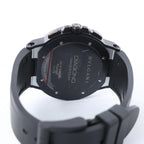 Bvlgari Diagono Magnesium DG42SMCCH PO02858 Magnesium & Rubber AT Watch with Silver Dial