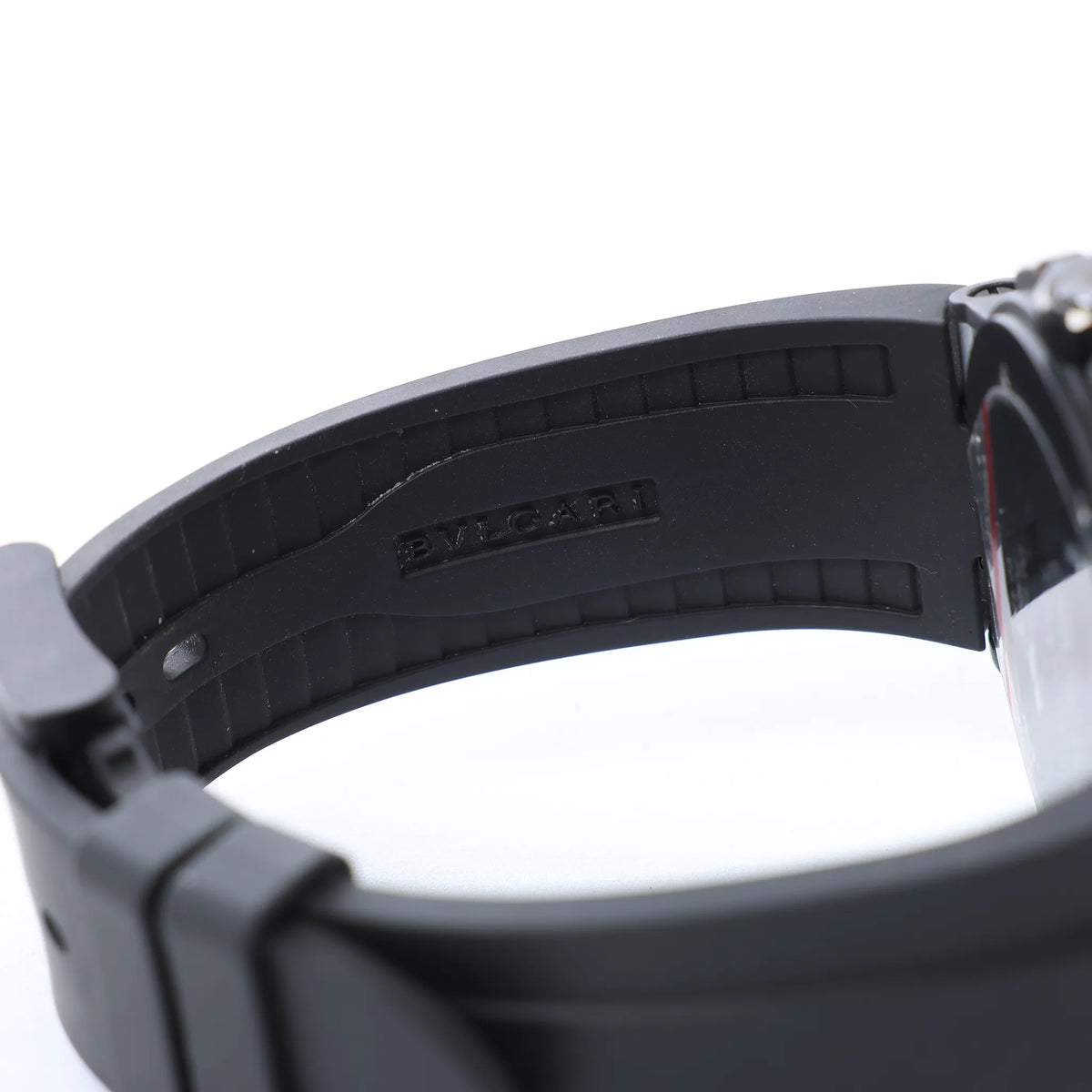 Bvlgari Diagono Magnesium DG42SMCCH PO02858 Magnesium & Rubber AT Watch with Silver Dial