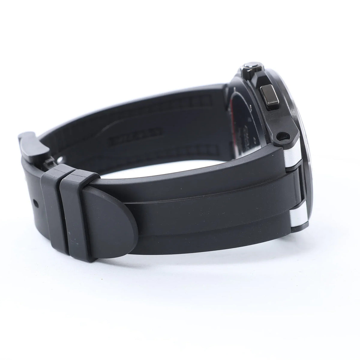 Bvlgari Diagono Magnesium DG42SMCCH PO02858 Magnesium & Rubber AT Watch with Silver Dial