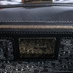 Bolso de mano BVLGARI ALBA de piel de dos vías, rosa y negro